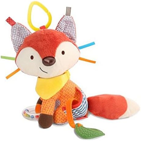 Cute Animal Bell Hanging Pendant Bed Baby Teether Toy Doll--Fox