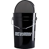 Baseball Express Empty Ball Bucket With Padded Lid&nbsp;