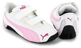 Puma "Driftcat 2 Ps" Childrens Leather Trainers - White/Pink
