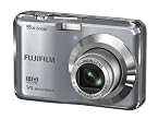 Fujifilm FinePix AX500 14MP Point-and-Shoot Digital Camera (Silver) with 4GB SD Card, Carry Case, Battery Charger
