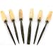 6 Needle Files Jewelers Metal Filing Tool Wood Handle