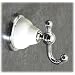Franciscan Collection Robe Hook - Polished Chrome
