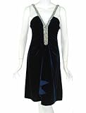 JS Boutique Beaded V-Neck Dress INK 8 JS Boutique Beaded V-Neck Dress INK 8