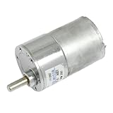 uxcell ギヤードモータ　磁気　電気モーター　ギアボックス　DC 24V　200 RPM　160mA