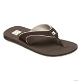 DC Peru Flip Flops - Dark Chocolate / Tan (UK10)