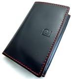 pierre cardin ピエールカルダン 名刺入れ BLACK レッドステッチ PM2/PU　COATED/V02 BKの画像