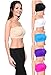 6 Pack: Women's Seamless Stretchy Bandeau Bras