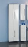 Pharao24 Hochschrank Badezimmer weiss Lisboa
