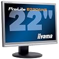 Iiyama PLB2206WS-S1 55,8 cm (22 Zoll)l Widescreen TFT Monitor DVI-D, VGA (Kontrastverh�ltnis 10000:1, Reaktionszeit 2ms) silber