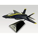 Lockheed Martin F-35C JSF Blue Angels Stealth Multirole Strike Fighter Desktop Model Display 1/40 Scale / Unique and Perfect Gift Idea / Museum Quality Handcrafted Ground Attack Reconnaissance Fighter Plane Replica / Collectible Gift Toy