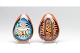 Hand Painted Ocarina Whistle Set of Two Fair Trade-Peru