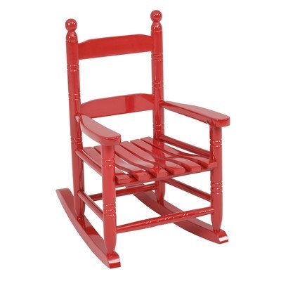 Knollwood Kind' Rocking Chair Finish: Red