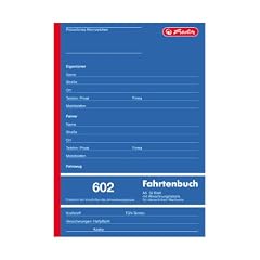 Herlitz 840637 Fahrtenbuch A5 602 32 Blatt