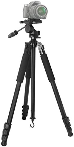 Professional Macro/Telephoto 80" Tripod for Konica Minolta DiMAGE X1 Camera with Quick Release Mount &amp; Carrying Case - Secure &amp; Stable Photo - Video Support (90° Adjustable Leg Angle!)