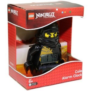 Ninjago Cole Alarm Clock, Black Ninja