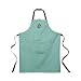 Giada Embroidered Apron - Blue