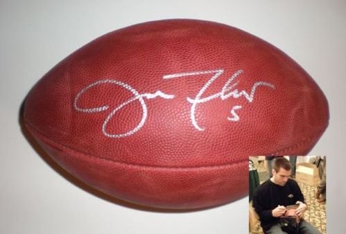 JOE FLACCO AUTOGRAPHED OFFICIAL NFL FOOTBALL
