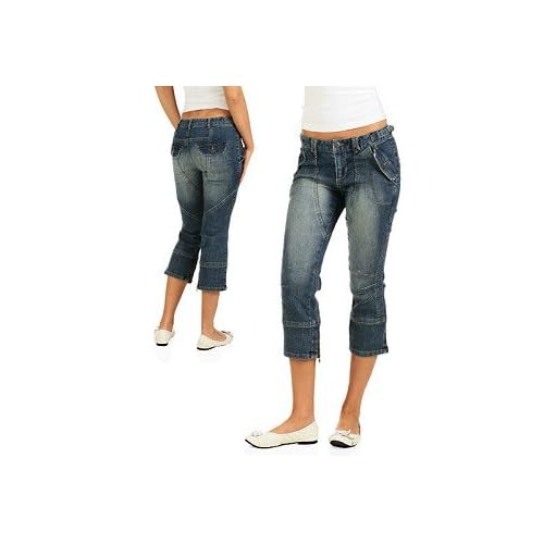 Crystal Candy Cropped Vintage Jeans