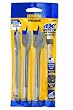 Irwin 88874 Speedbor 3 Piece 1/2-Inch, 3/4-Inch, and 1-Inch Bits Spade Drill Bit Assortment with 6-Inch Quick Change Adapter