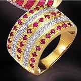 Produkt-Bild: Damenring 8 Karat (333) Gelbgold Gr.52
