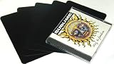 100 Black Narrow CD Divider Cards #CDNS68NBK - 4 7/8 x 6 3/4 - Perfect for Standing CD Jewel Boxes on the End with Title Printed! (Dividers / Section Seperators / Bin Cards / Separators)