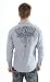 Indigo Star Luxemburg Embroidered Eagles Fleur Blue Striped Shirt