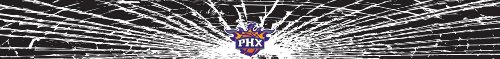 Phoenix Suns Shattered Auto Visor Decal