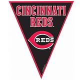 Lets Party By Amscan Cincinnati Reds Baseball Pennant Banner