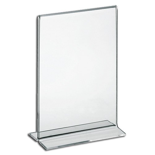 50 Pack of 8 12 X 11 Upright Bottom Opening Crystal Clear Acrylic Ad Frame Literature Holder Brochure Holder