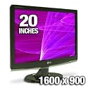 LG W2053TQ-PF 20-Inch Diagonal Class Widescreen LCD Monitor (Gloss Black)