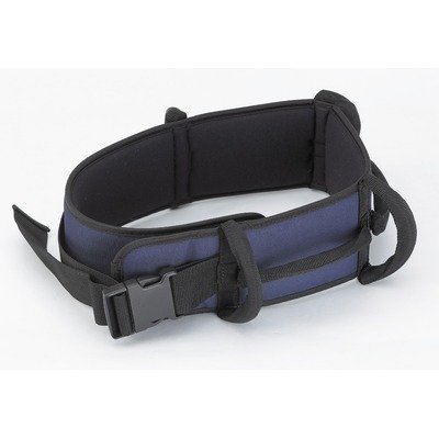 Drive Medical Lifestyle Padded Transfer Belts, Navy Blue, Medium