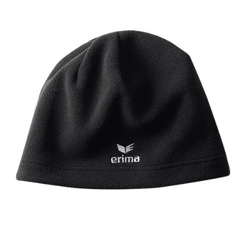 ERIMA 212902 Kinder Fleece M&uuml;tze Basic, schwarz, XS