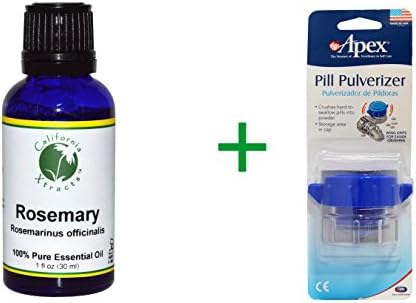 Best California Xtracts, Rosemary, 1 fl oz (30 ml), ( 3 PACK ), Apex, Pill Pulverizer