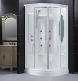 DreamLine SHJC-1238386-00 ATLANTICA Jetted and Steam Shower, White