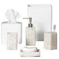 White Stone Resin Bath Coordinates