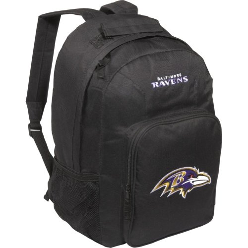 NFL Baltimore Ravens Southpaw Backpack (Black, Medium)
