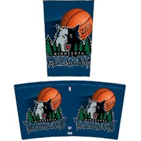 Minnesota Timberwolves 15in. Waste Basket