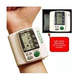 New Trademark Wristech Blood Pressure Monitor Fully Automatic Wrist Type Accurate LCD Reading