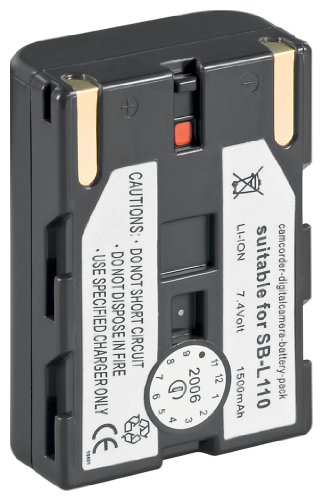 Tecxus Ersatzakku f&uuml;r Samsung SB-L110, SB-L70 (1500mAh) Preisvergleich