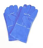 Hobart 770420 Deluxe Welding Gloves, Blue, 2-Pack