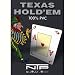 NTP Poker Texas Hold'em Plastic Playing Cards (Grey)