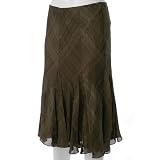 Flowing Plaid Silk Skirt by Lauren Ralph Lauren