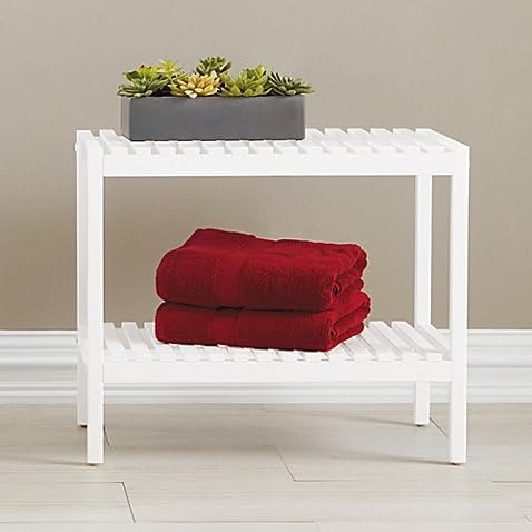 Bristol Birch Wood Bathroom Bench in White