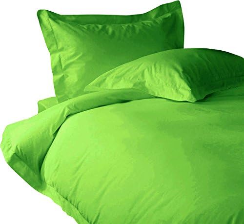 Classic Hotel Quality 1PC Duvet Cover 2000 Thread Count Twin XL 100% Brushed Microfiber Parrot Green Solid by BN3 Linens
