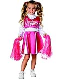 Pink & White Cheerleader Costume: Toddler's Size 2-4