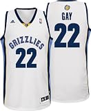 Rudy Gay White adidas Revolution 30 Swingman Memphis Grizzlies Jersey