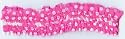 Polk-A-Dot Garter -Hot Pink & White-