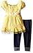 Little Lass Baby and Girls' 2 PC Capri Set Puff Print Eyelet