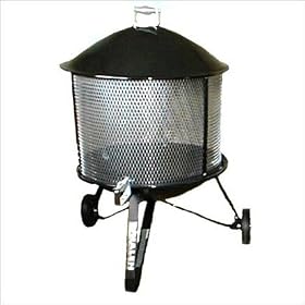 Whalen 28 inch Fire Pit - Stainless Steel Screen