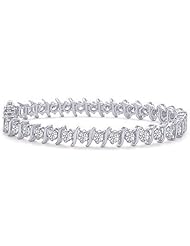 Diamond S-Link Tennis Bracelet